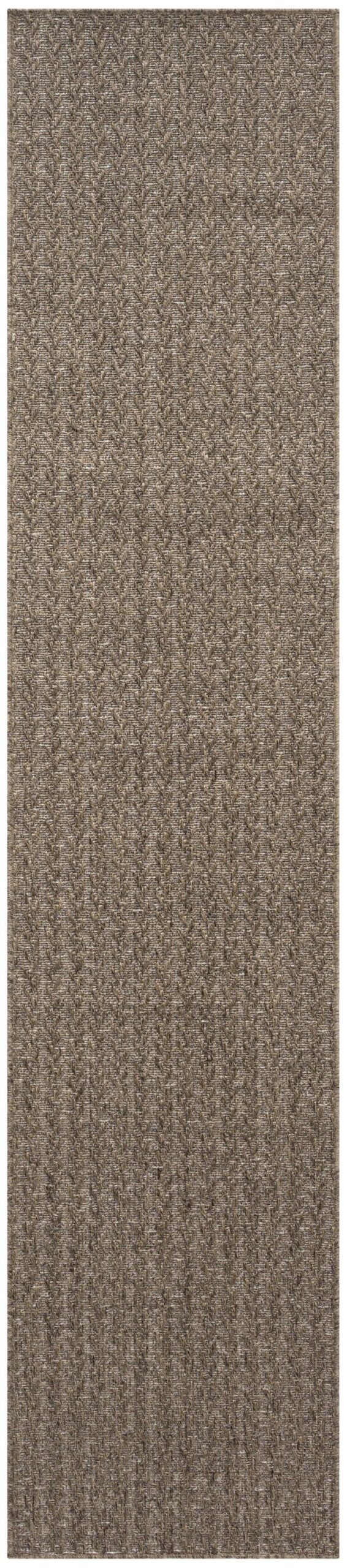 Nourison Home Nourison Tulum TLM02 2'2" x 8' Brown Outdoor Rug
