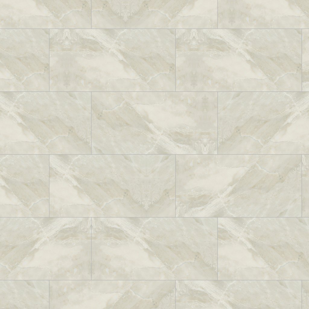 American Olean Mirasol - Silver Marble, Rectangle, 12X24, Glossy (ML72) - Silver Marble