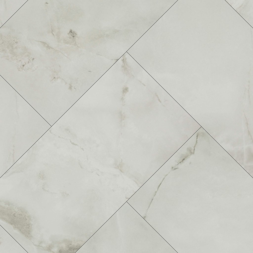 Qualis Ceramica Luxury Sorrento Onyx 24X48 Polished - Cream