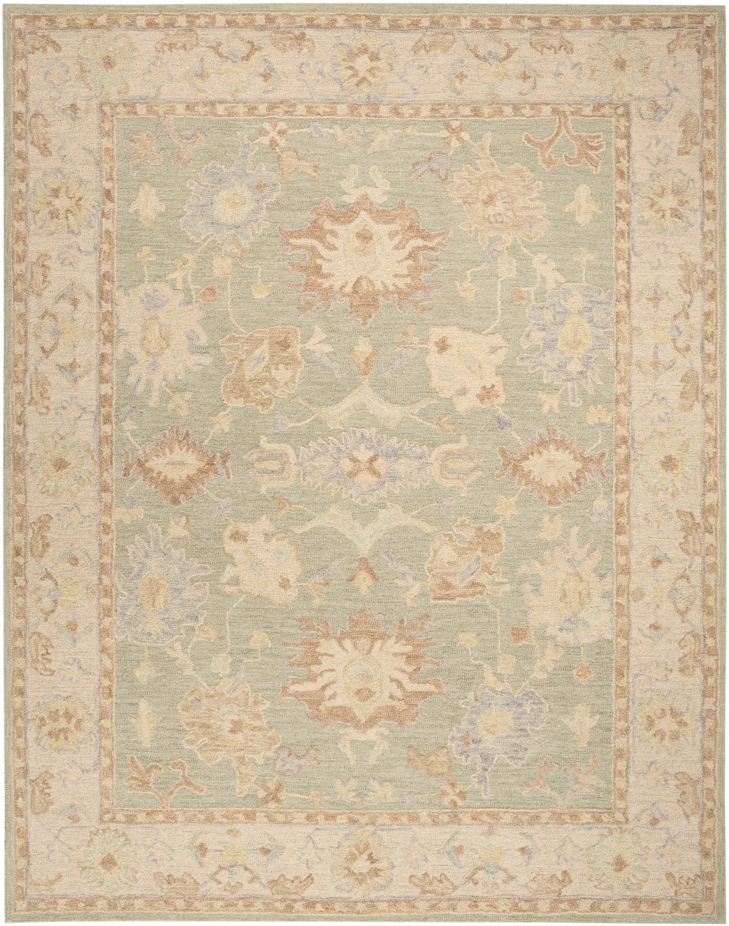 Nourison Home Nourison Maison MSO05 9'9" x 13'9" Sage Ivory Vintage Indoor Rug