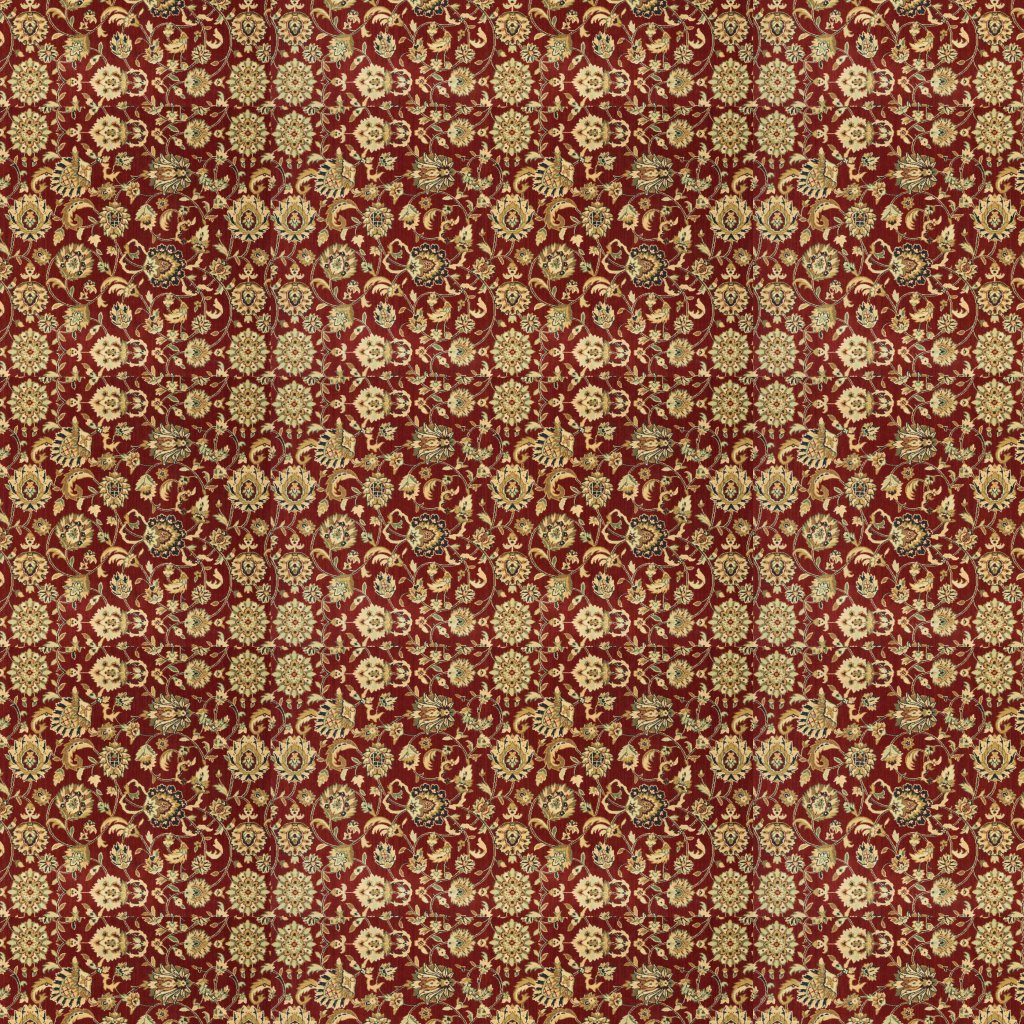 Nourison GRAND PARTERRE KASHAN ELITE PT01 RED BROADLOOM
