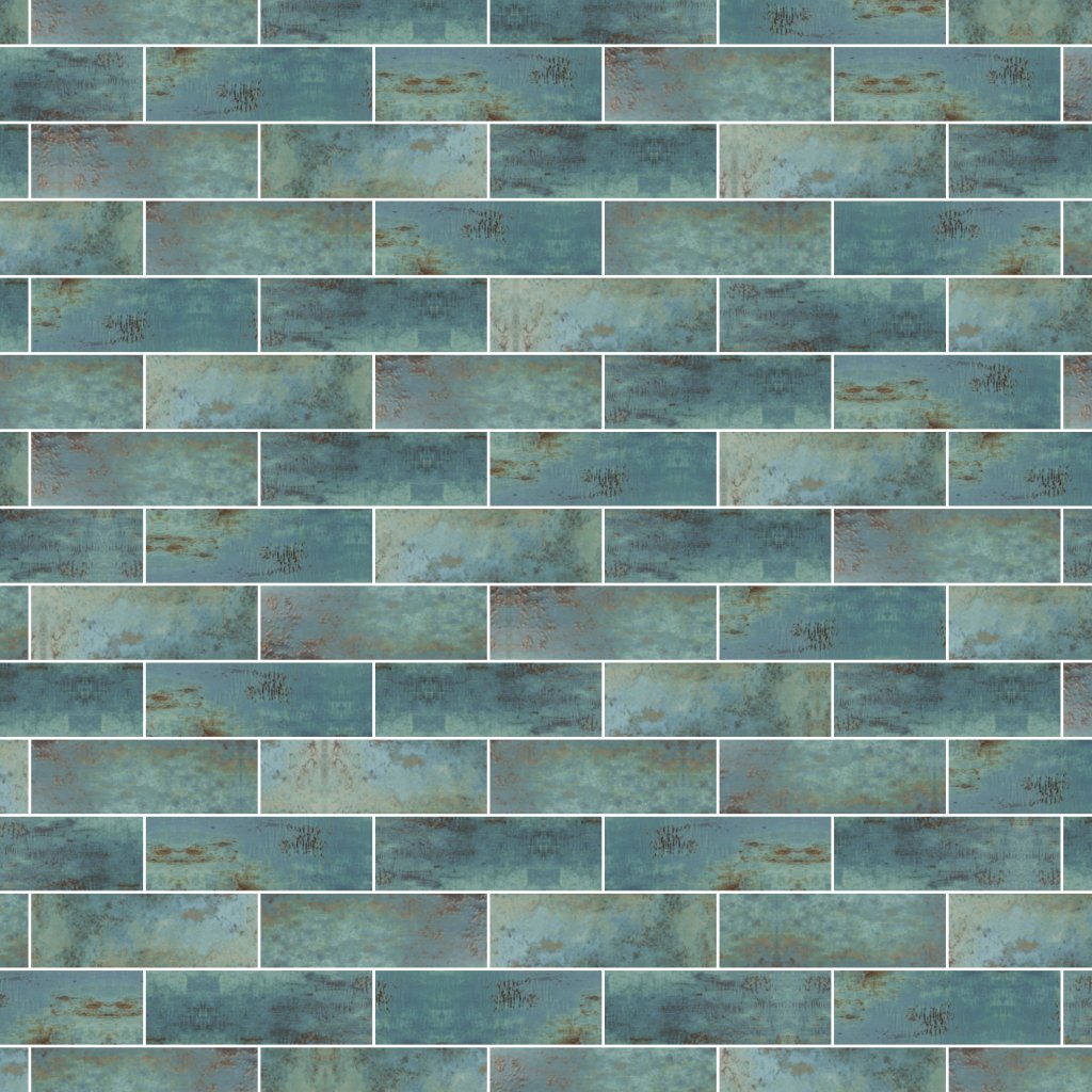 MSI Marza Subway Tile - Aqua