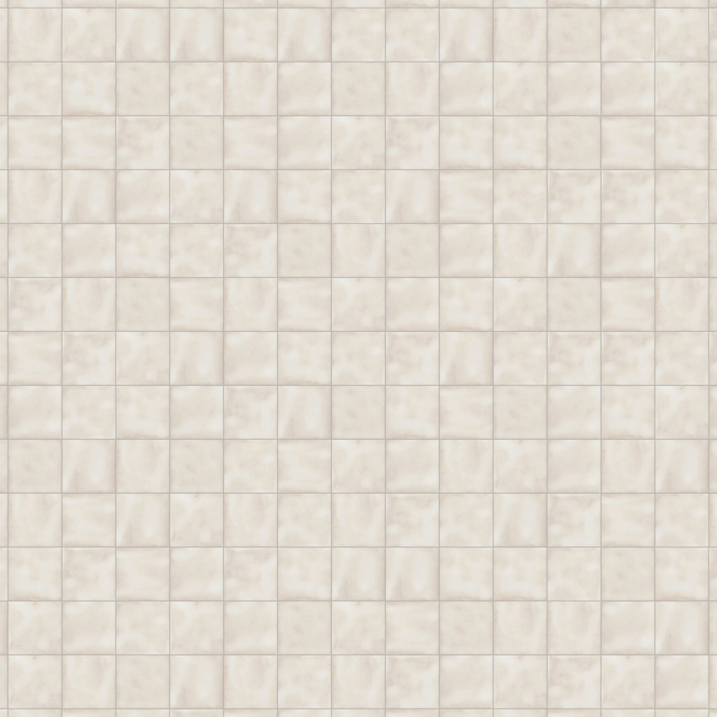 Daltile Nu Bare Bone, Square, 4X4, Handcrafted, Glossy - Bone