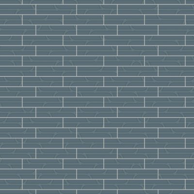 Qualis Ceramica Geometra 3x12 Ink Ivy - Alternating 1/3