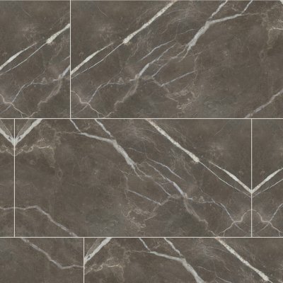 Qualis Ceramica Royal Stoneworks 24X48 Regal Brown Marble Honed - Random Length