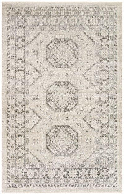 Nourison Home Nourison Serenity Home SRH01 3'11" x 5'11" Ivory Grey Vintage Indoor Rug - 3'11" x 5'11"