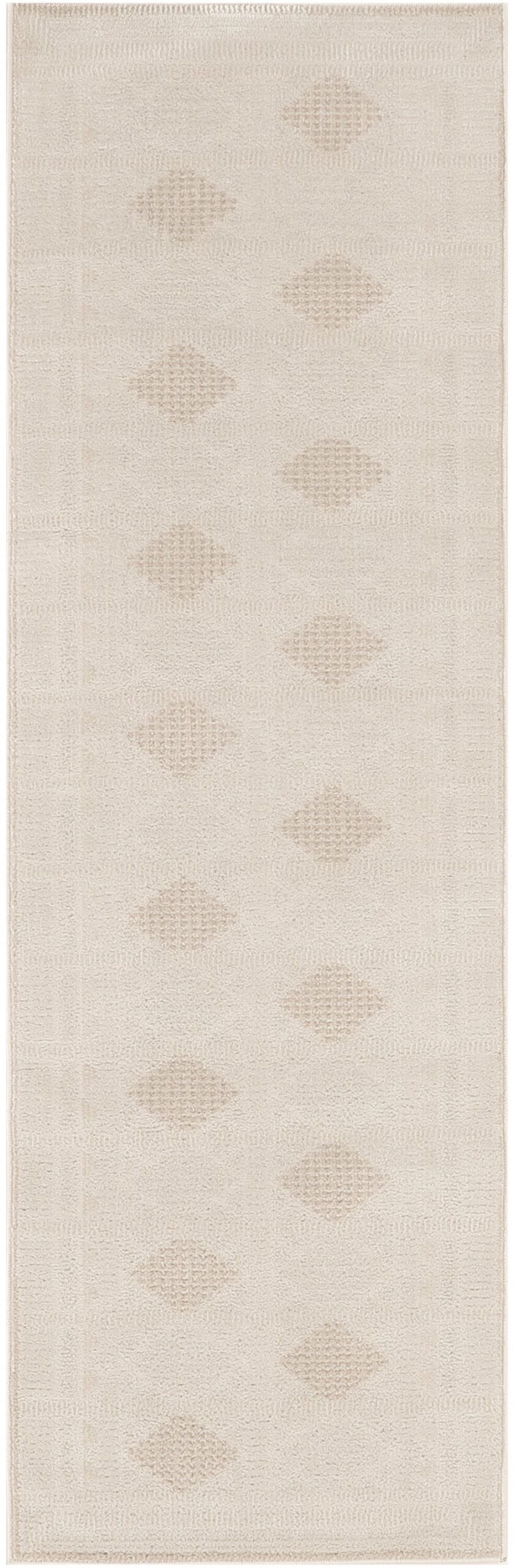 Nourison Home Nourison Nordic NRC06 2' x 6' Ivory Beige Modern Indoor Rug