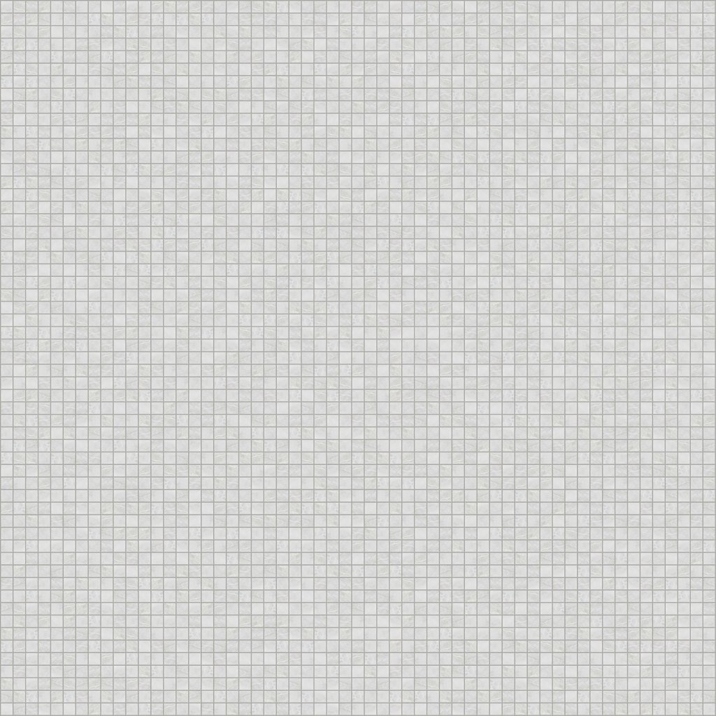 Marble Systems Iceberg Honed 1x1 Marble Mosaic 12x12 - Iceberg