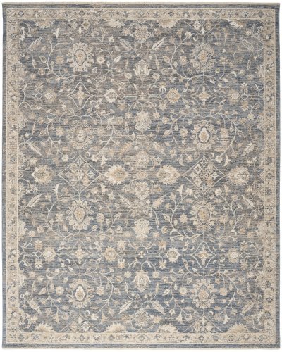 Nourison Home Nourison Harbor HRB01 5'3" x 7'6" Blue Vintage Indoor Rug - 5'3" x 7'6"