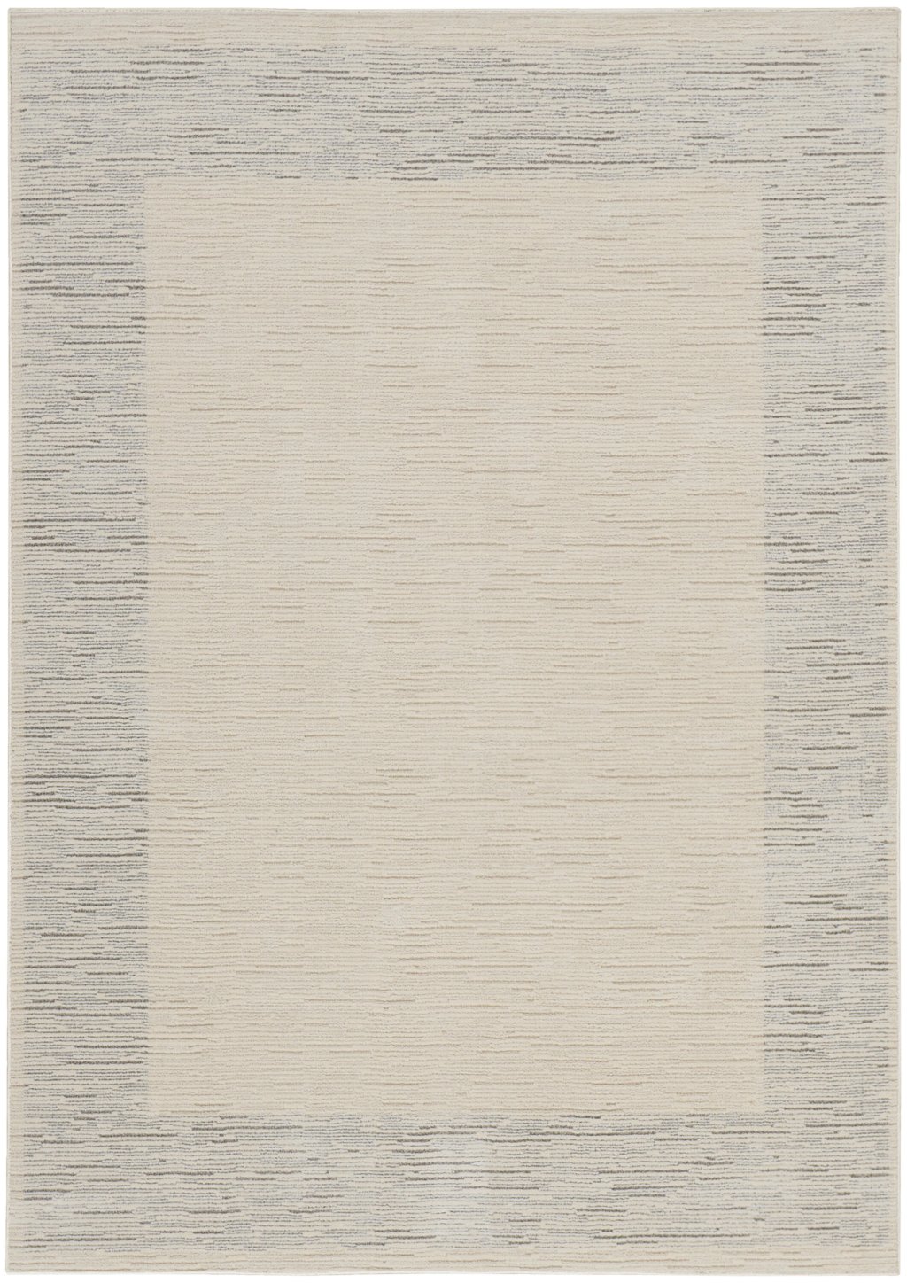 Nourison Home Nourison Santa Cruz SCZ05 3'11" x 5'11" Ivory Grey Modern Indoor Rug