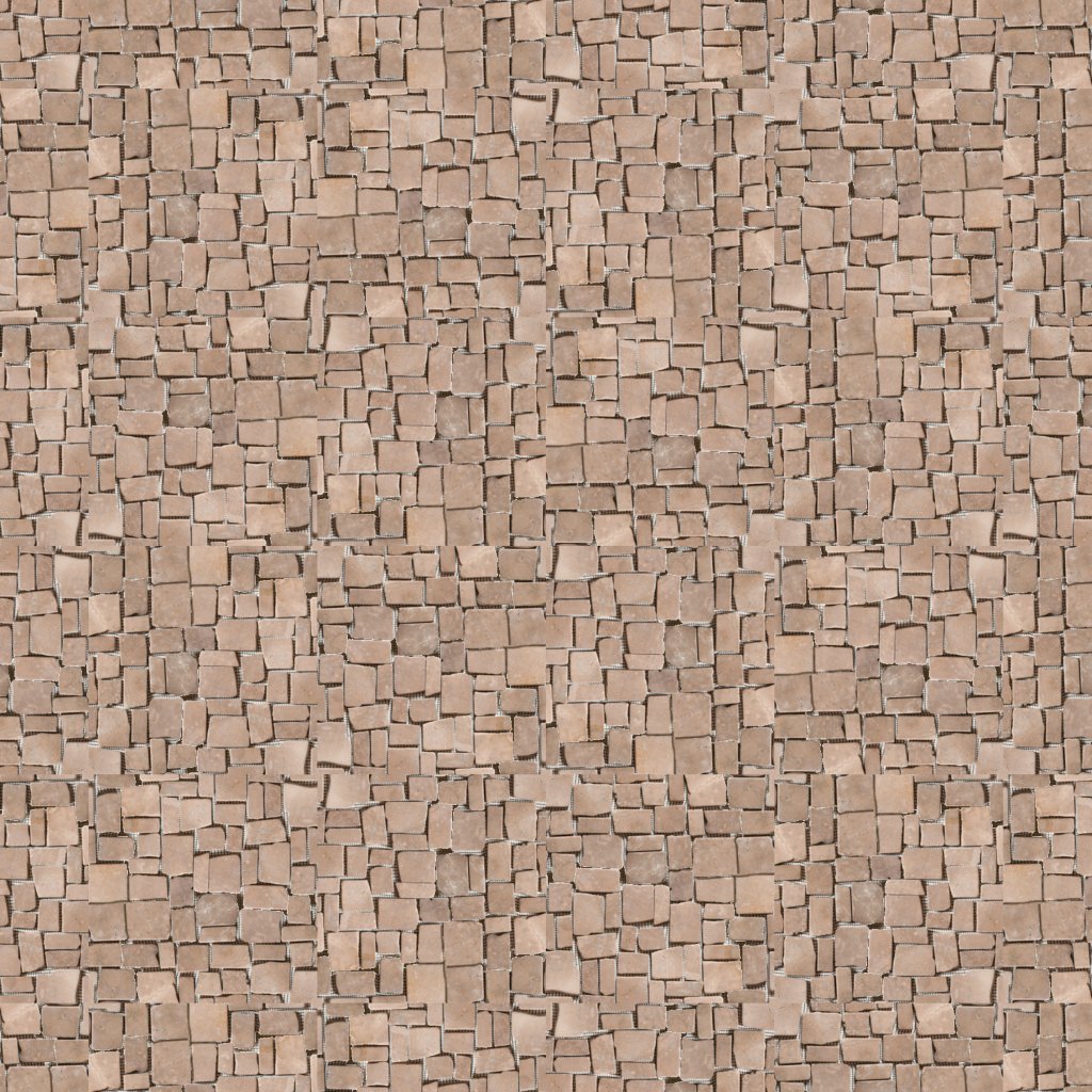 Qualis Ceramica Riviera Tileworks Chelsea Cappuccino Cubic Marble Opus Interlocking Mosaic