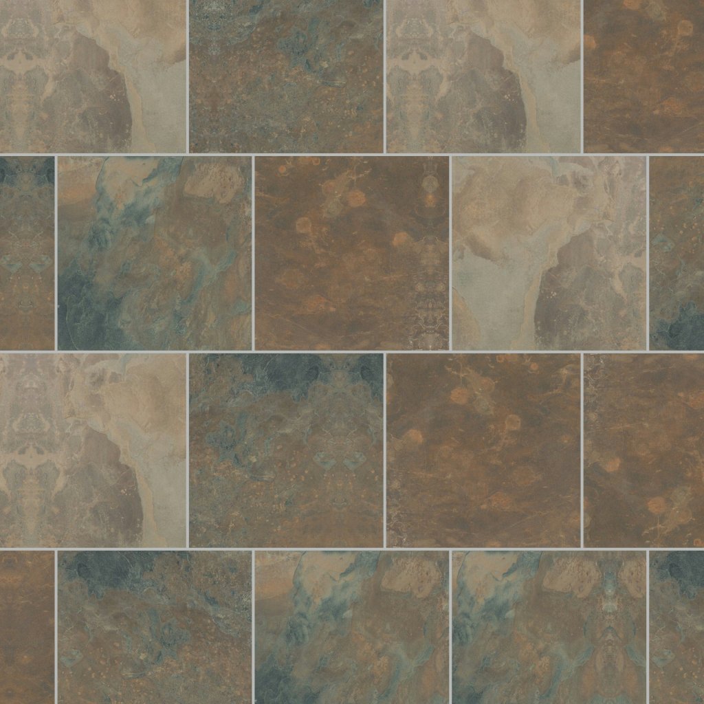 American Olean Slate - California Gold, Square, 16X16, Natural Cleft (S700) - California Gold
