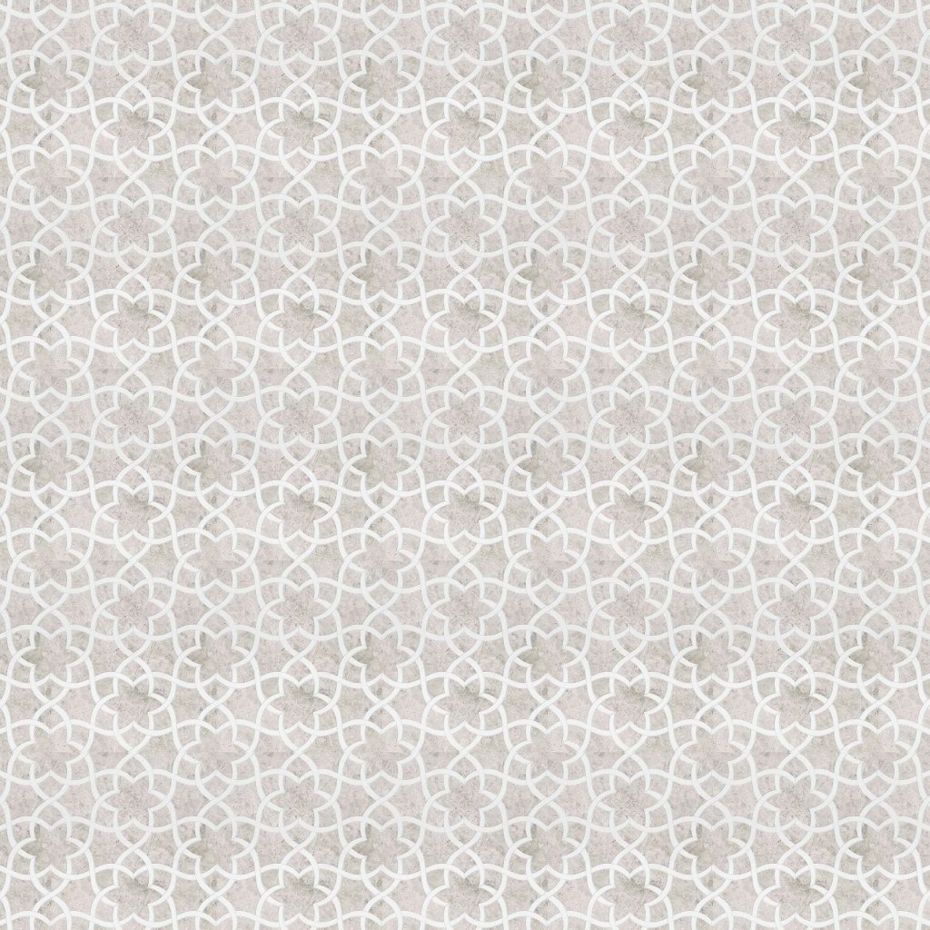 Marble Systems Silver Shadow, Aspen White Multi Finish Isidore Marble Mosaic 12 1/2x14 3/8 - Silver Shadow, Aspen White