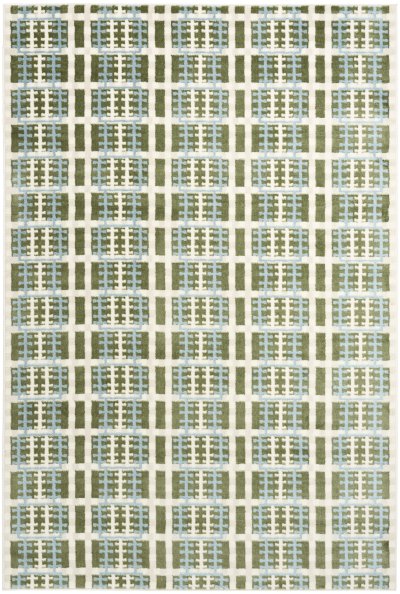 Nourison Home Nourison Nordic NRC08 2' x 6' Blue Green Modern Indoor Rug - 5' x 7'