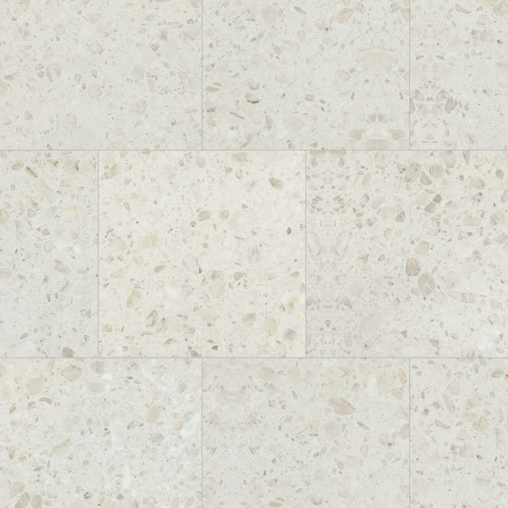Daltile Outlander Sterling, Square, 24X24, Grande, Stepwise, Matte - Sterling