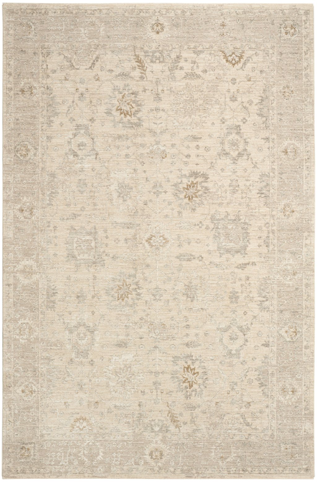 Nourison Home Nourison Moonlit MLI01 9' x 12' Ivory Grey Vintage Indoor Rug
