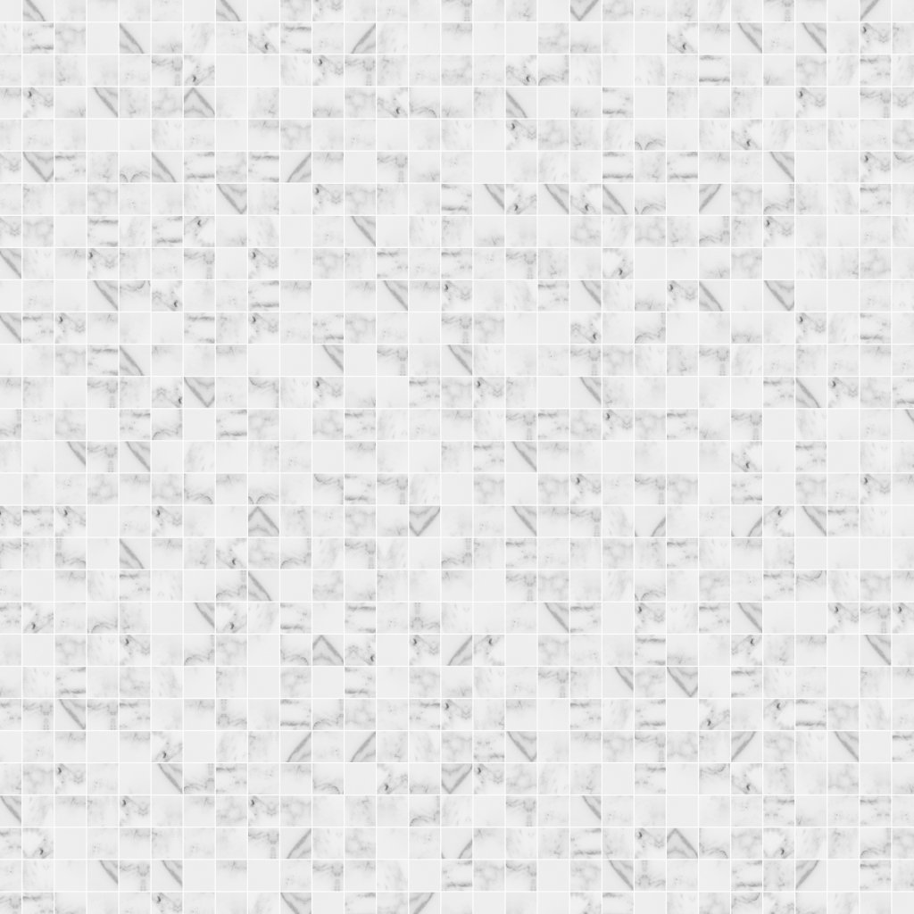 Qualis Ceramica Florence 2X2 Mosaic Bianco Matt - Grey