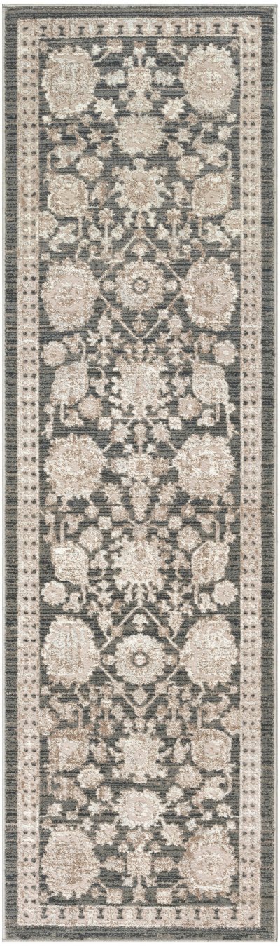 Nourison Home Nourison Eco Cycle ECY02 7'10" x 9'10" Charcoal Vintage Indoor Rug - 2'2" x 7'6