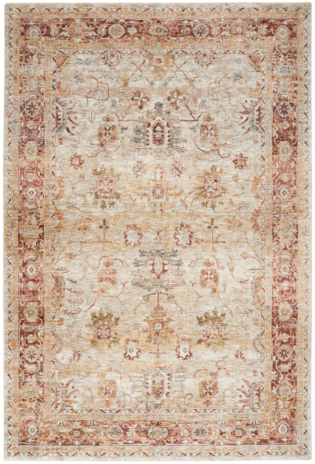 Nourison Home Nourison Sahar SHR02 7'10" x 10'4" Ivory Persian Indoor Rug
