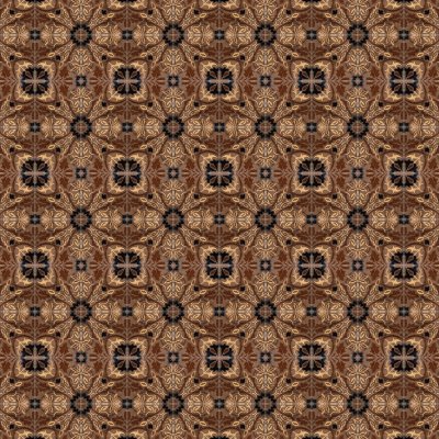 Marble Systems Voysey A-20a Stoker Grey, Chestnut Glazed Ceramic Tile 6x6 - Voysey A-20a Stoker Grey, Chestnut - 6" x 6" x 3/8"