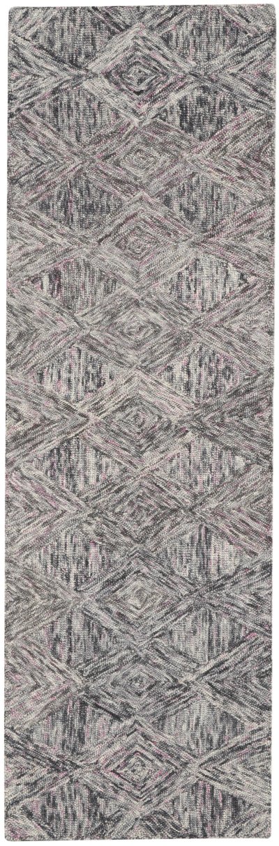 Nourison Home Nourison Linked LNK01 5' x 7'6" Heather Modern Indoor Rug - 2'3" x 7'6"