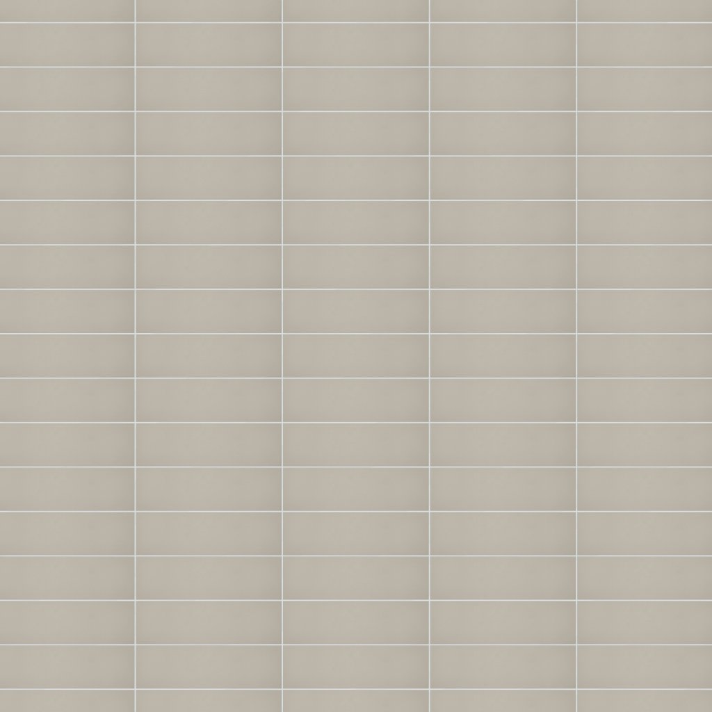 Daltile Stencil Beige, Rectangle, 4X12, Matte - Beige