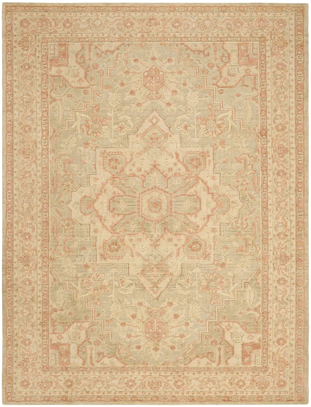 Nourison Home Nourison Ravello RVL02 9'9" x 13'9" Sage Vintage Indoor Rug