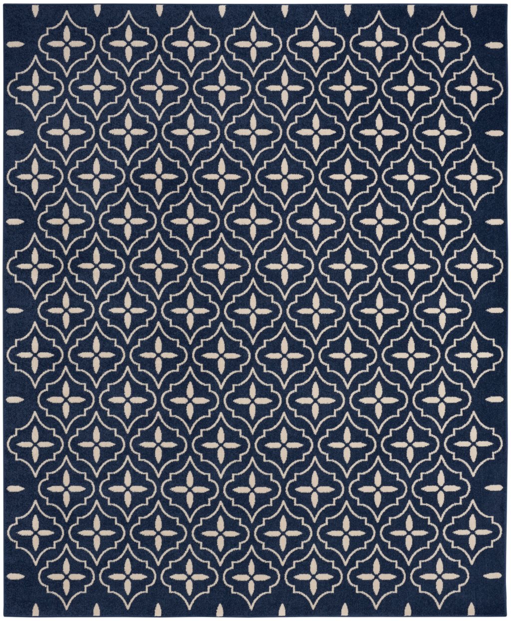 Nourison Home Nourison Sandy SDY04 8' x 10' Navy Ivory Modern Rug