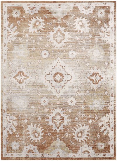 Nourison Home Nourison Astra Machine Washable ASW19 6'7" x 9' Copper Vintage Indoor Rug - 7'10" x 10'