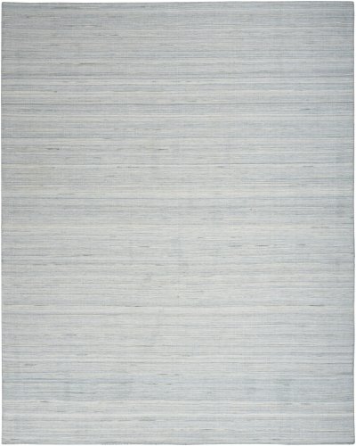 Nourison Home Nourison Interweave IWV01 5'3" x 7'3" Light Blue Modern Indoor Rug - 9' x 12'