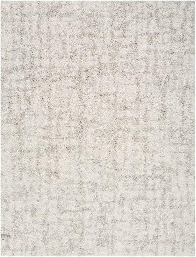 Nourison Home Nourison Modern Shag MMD06 3'11" x 5'11" Ivory Grey Modern Indoor Rug - 5'3" x 7'