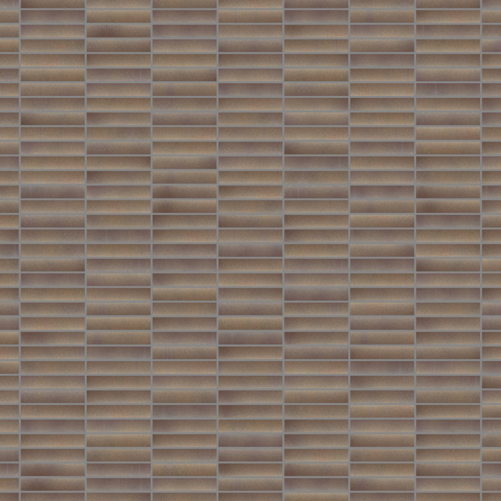 Emser Tile KAIZEN COPPER SATIN STACKED MOSAIC -POR - TAN