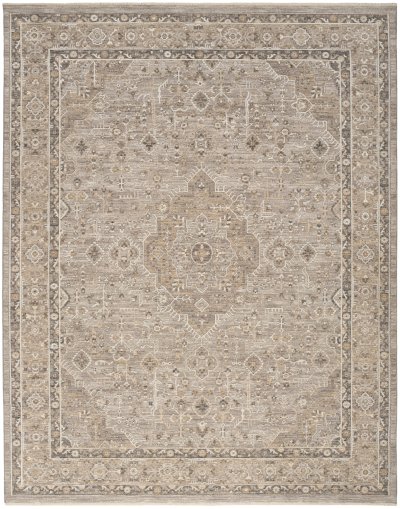Nourison Home Nourison Retreat RET02 9'6" x 13'2" Grey Vintage Indoor Rug - 5'3" x 7'6"