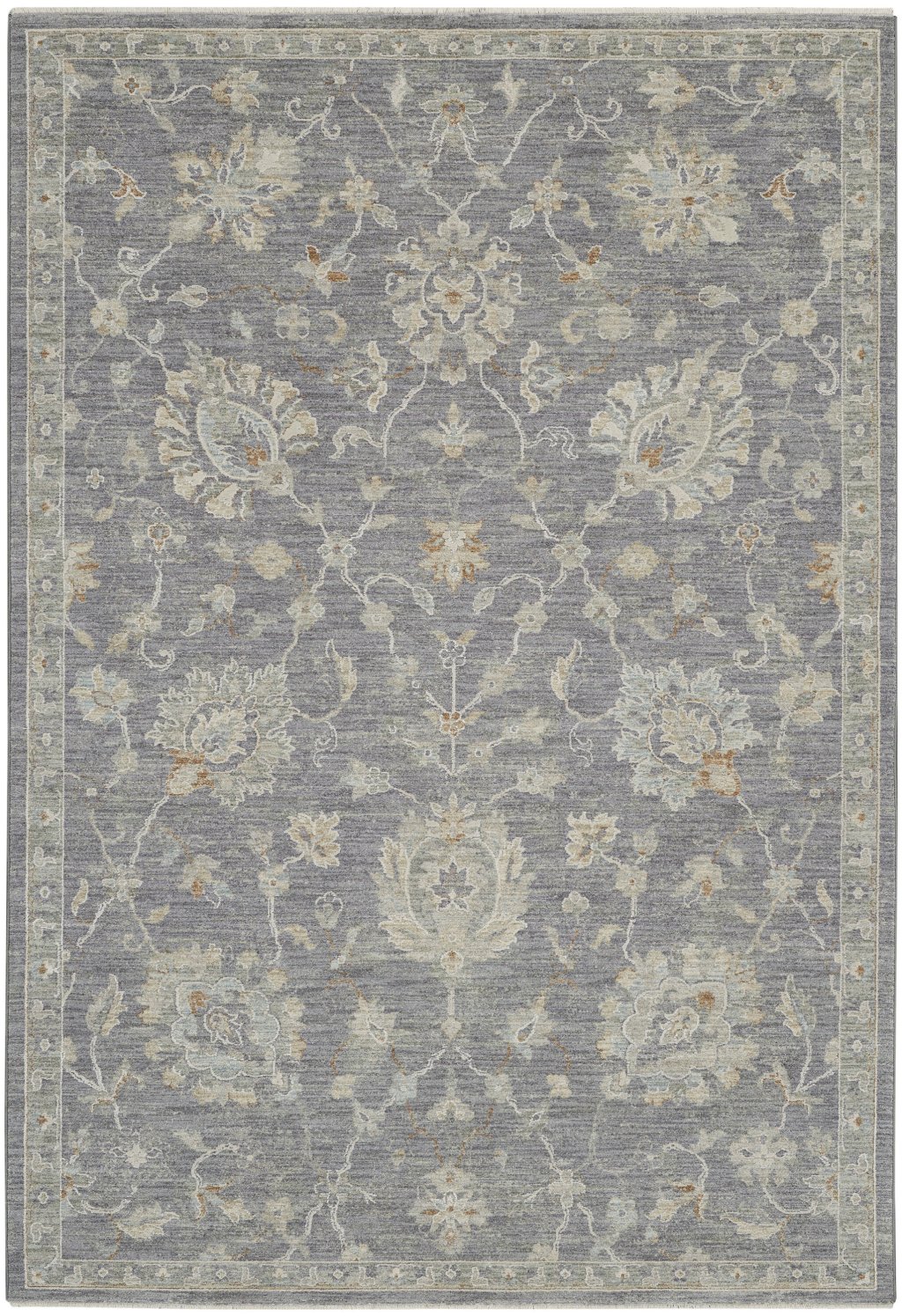 Nourison Home Nourison Asher ASR04 3'11" x 5'11" Charcoal Vintage Indoor Rug