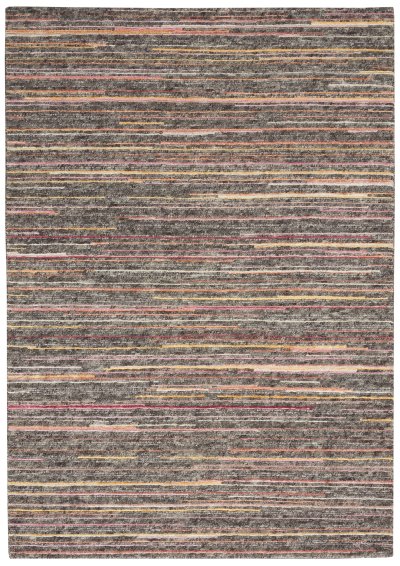 Nourison Home Nourison Plateau PAE01 2' x 3' Grey Flame Modern Indoor Rug - 5'6" x 7'5"