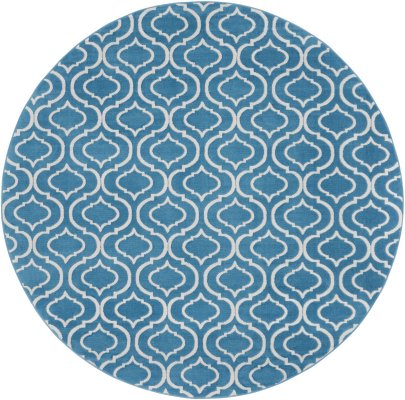 Nourison Home Nourison Jubilant JUB19 8' x Round Blue Contemporary Indoor Rug - 8' Round