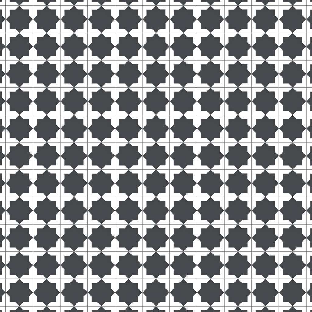 Emser Tile ECLISSI STAR JET MATTE -POR - Black