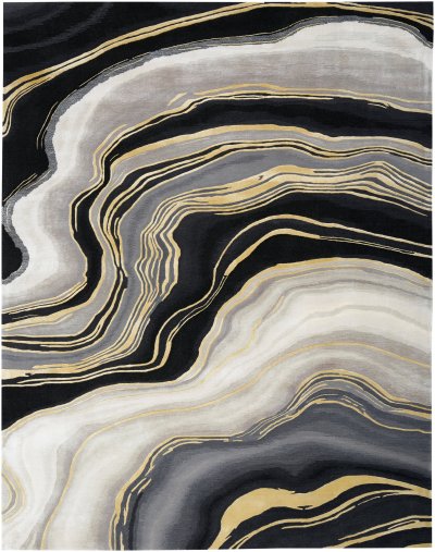 Nourison Home Nourison Prismatic PRS31 8'6" x 11'6" Charcoal Grey Modern Indoor Rug - 8'6" x 11'6"