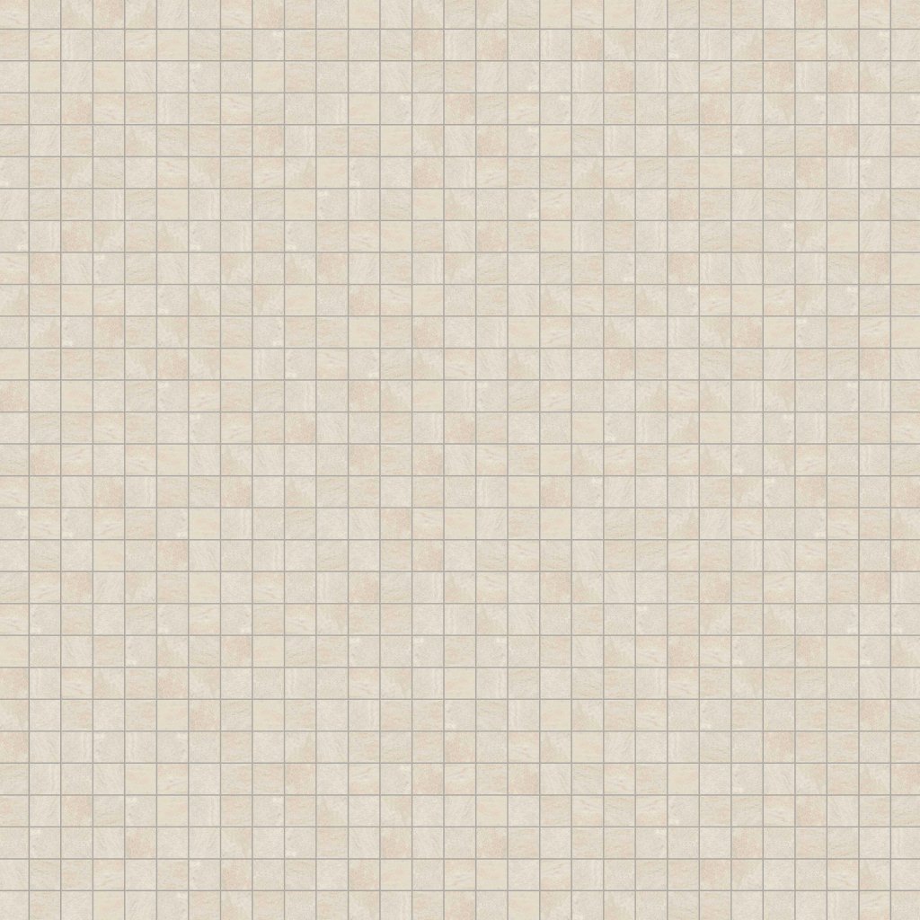 Marble Systems Ivory Matte 2x2 Slate Look Porcelain Mosaic 12x12 - Ivory