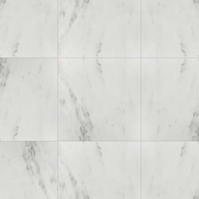 Marble Systems Imperial White Polished Marble Tile 24x24 - Imperial White - 24" x 24" x 3/8"