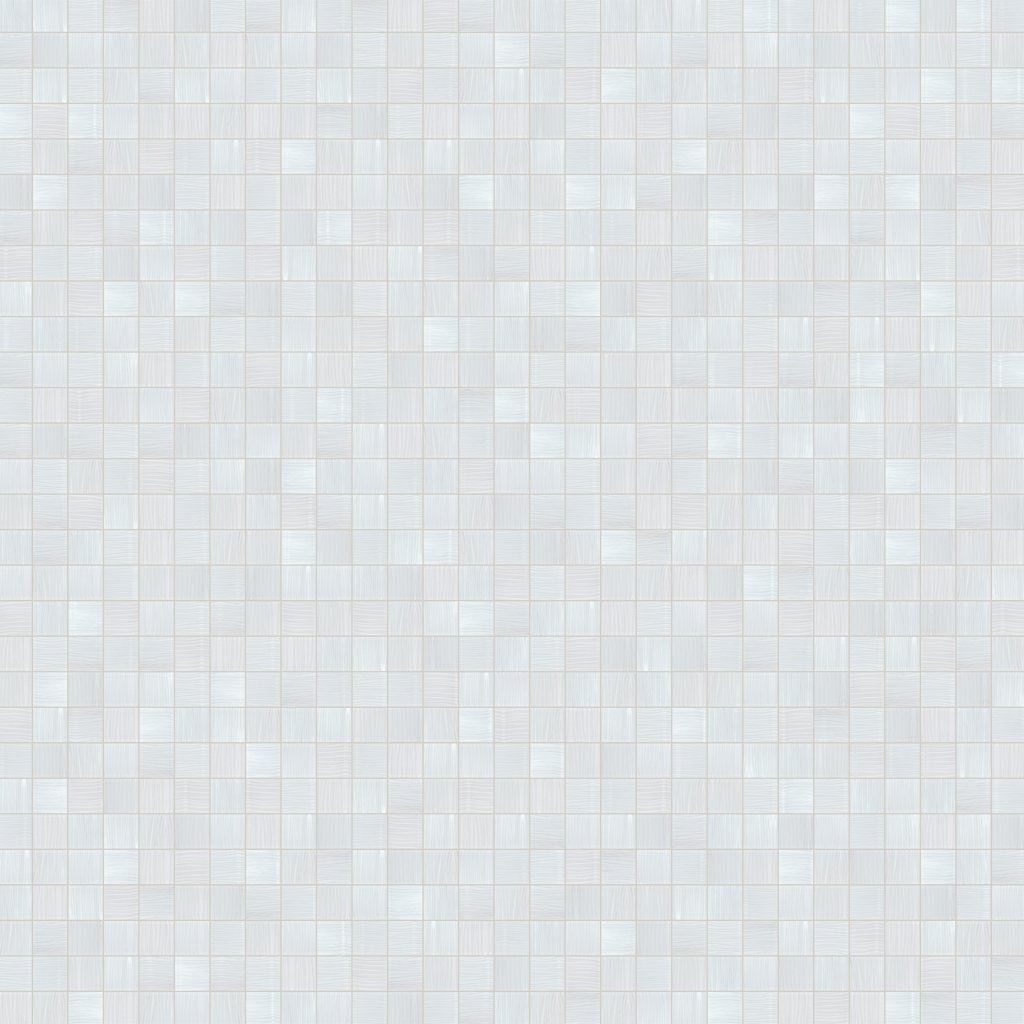 Qualis Ceramica Chelsea Collection 3"x3" White Glass Mosaic