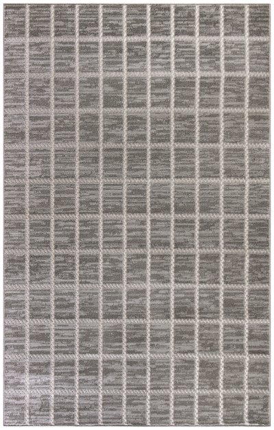 Nourison Home Nourison Serenity Home SRH05 7'10" x 9'10" Grey Ivory Modern Indoor Rug - 3'11" x 5'11"