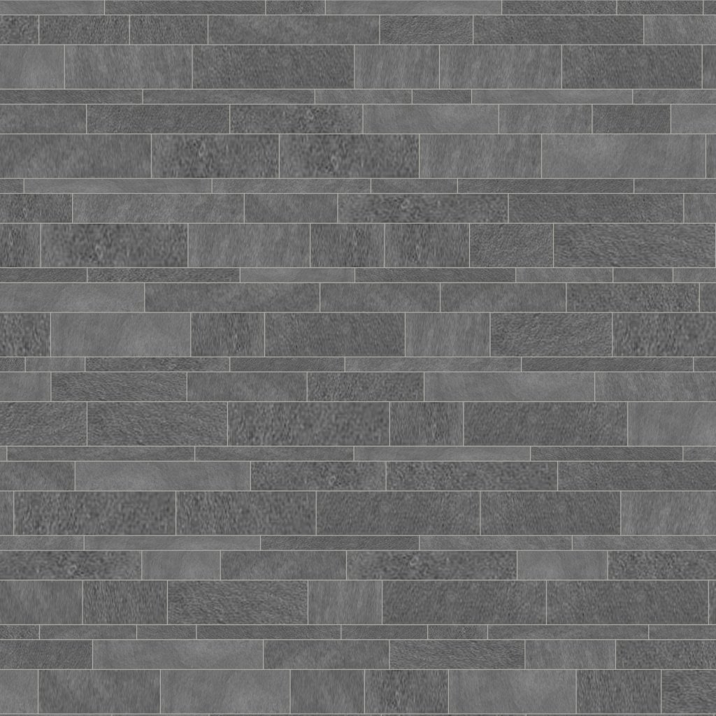 Marble Systems Gray Flow Matte Muretto Stone Look Porcelain Mosaic 12x24 - Gray Flow