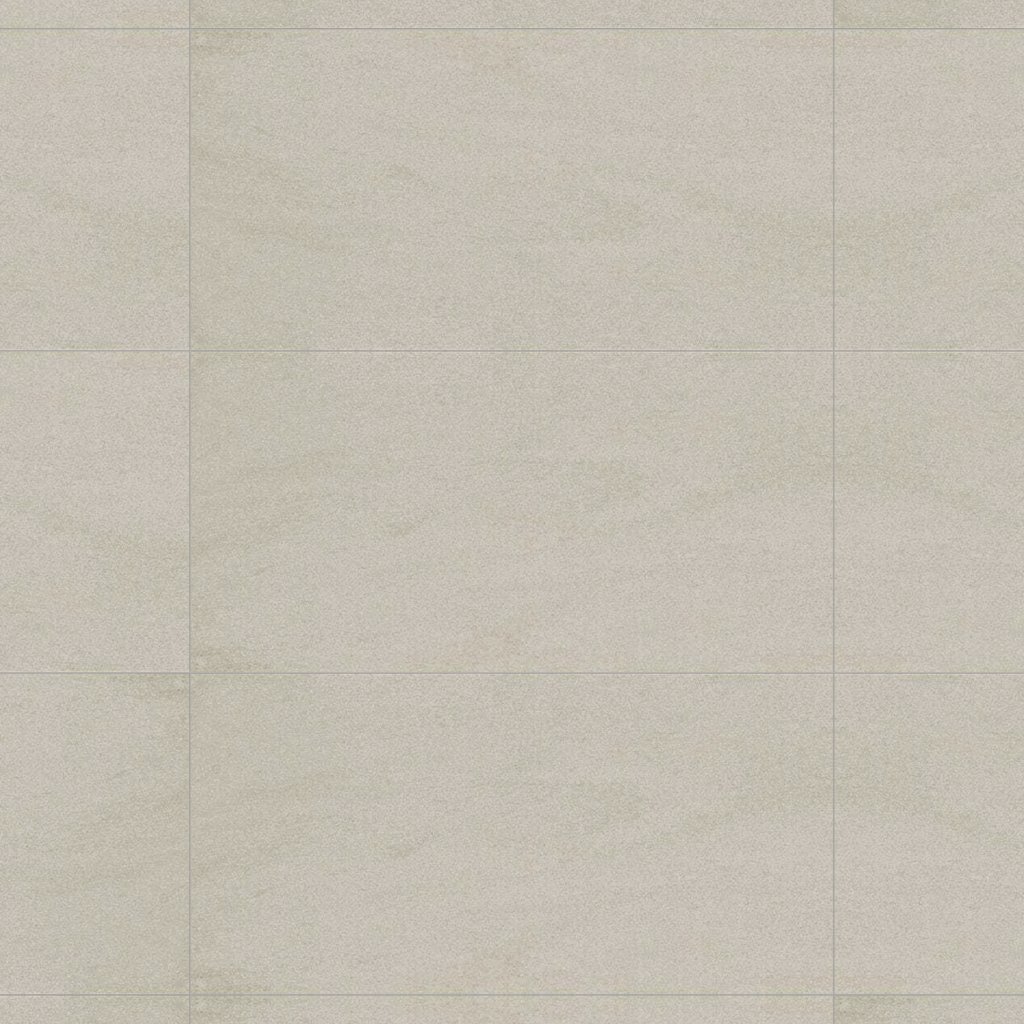 Marble Systems Atelier White Honed Concrete Look Porcelain Tile 18x36 - Atelier White