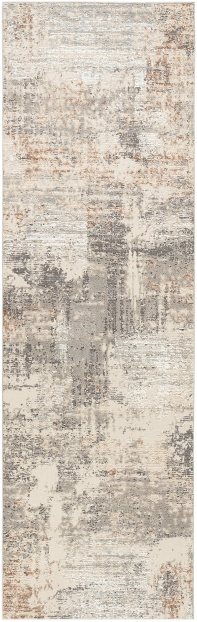 Nourison Home Nourison Sustainable Trends SUT04 5'3" x 7'3" Beige Grey Modern Indoor Rug - 2'2" x 7'6