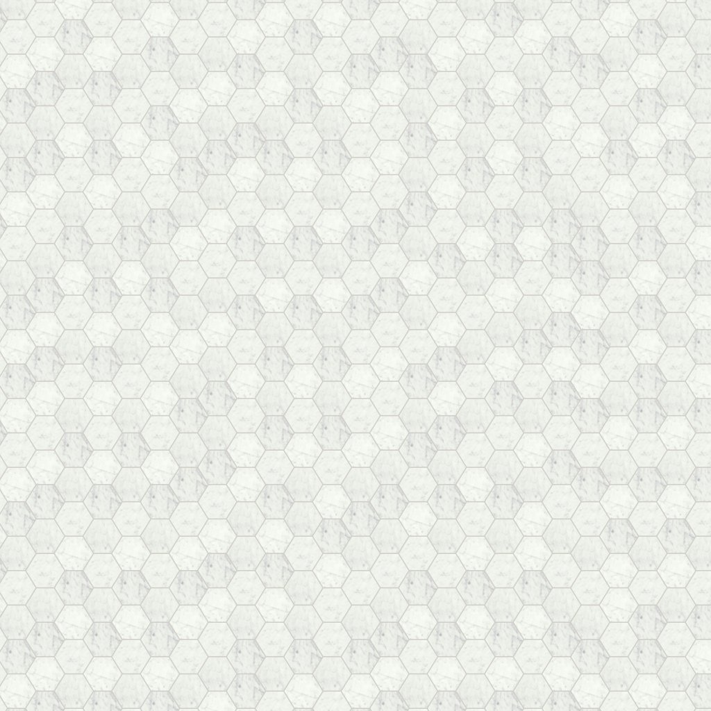 Qualis Ceramica Eterna Bianco 6 Polished Hexagon Mosaic