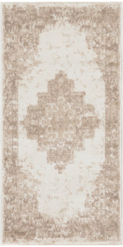 Nourison Home Nourison Grafix GRF14 3' x 5' Ivory Beige Vintage Indoor Rug - 3' x 5'