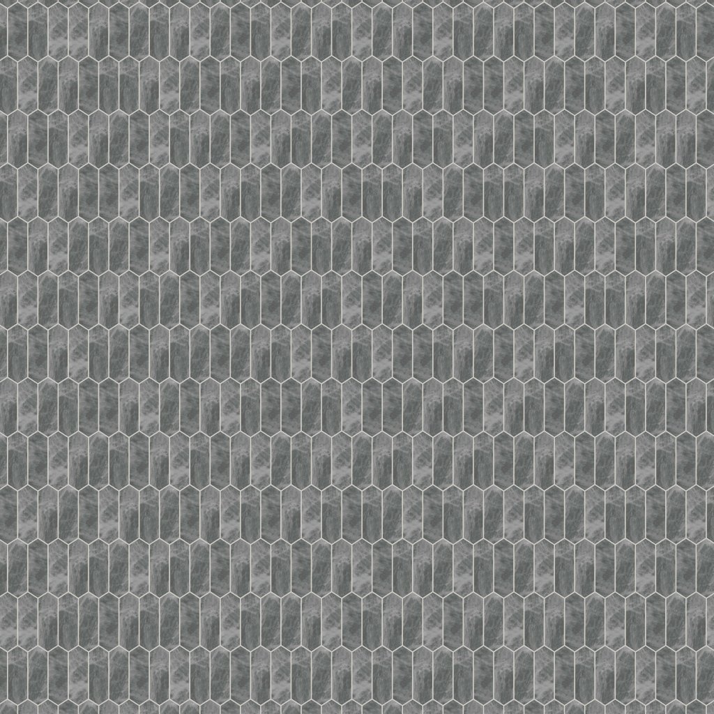 Qualis Ceramica Gemma Mystique 2x6 Picket Mosaic