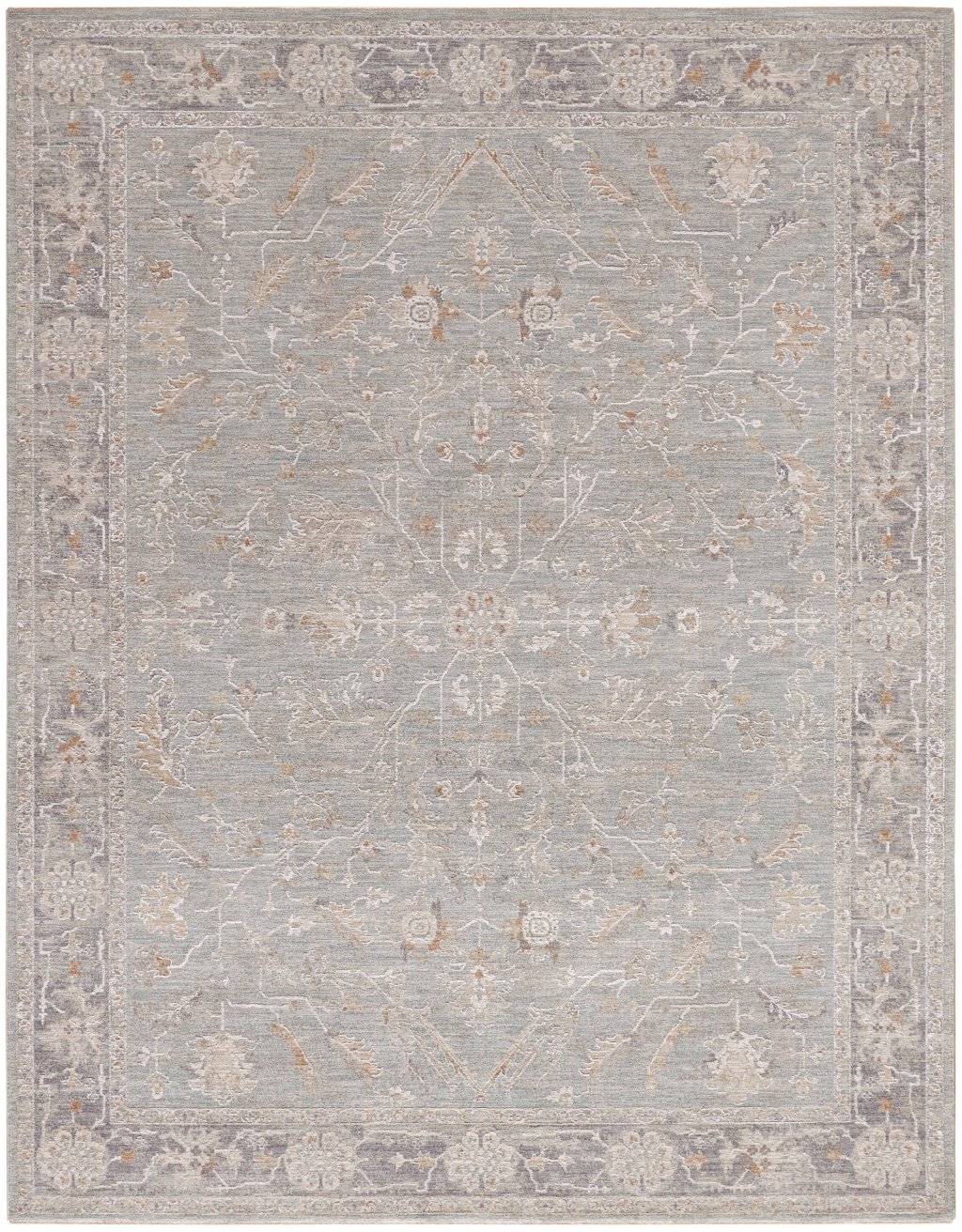 Nourison Home Nourison Infinite IFT01 7'10" x 10'4" Blue Ivory Vintage Indoor Rug