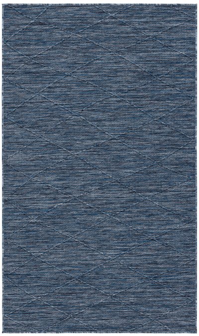 Nourison Home Nourison Washable Solutions WSL01 4' x 6' Navy Blue Modern Rug - 3' x 5'